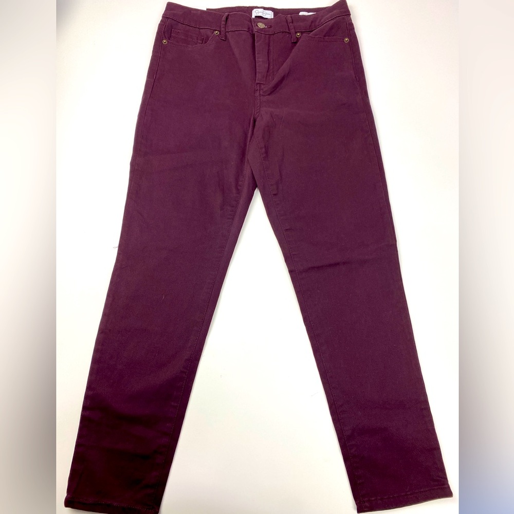 Jessica Simpson Burgundy High-Rise Ankle Skinny NWT Size 8